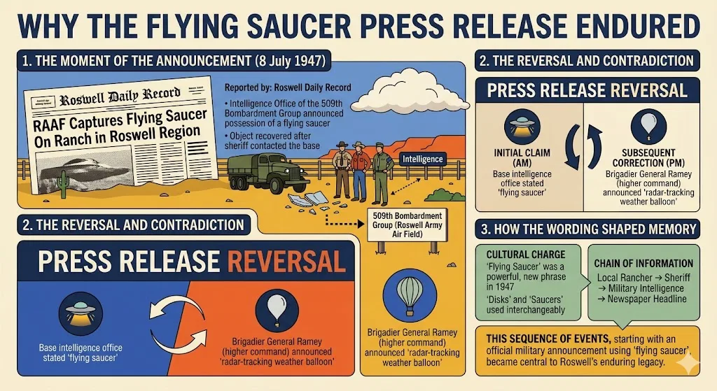 Overview image for Why the Flying Saucer Press Release Endured