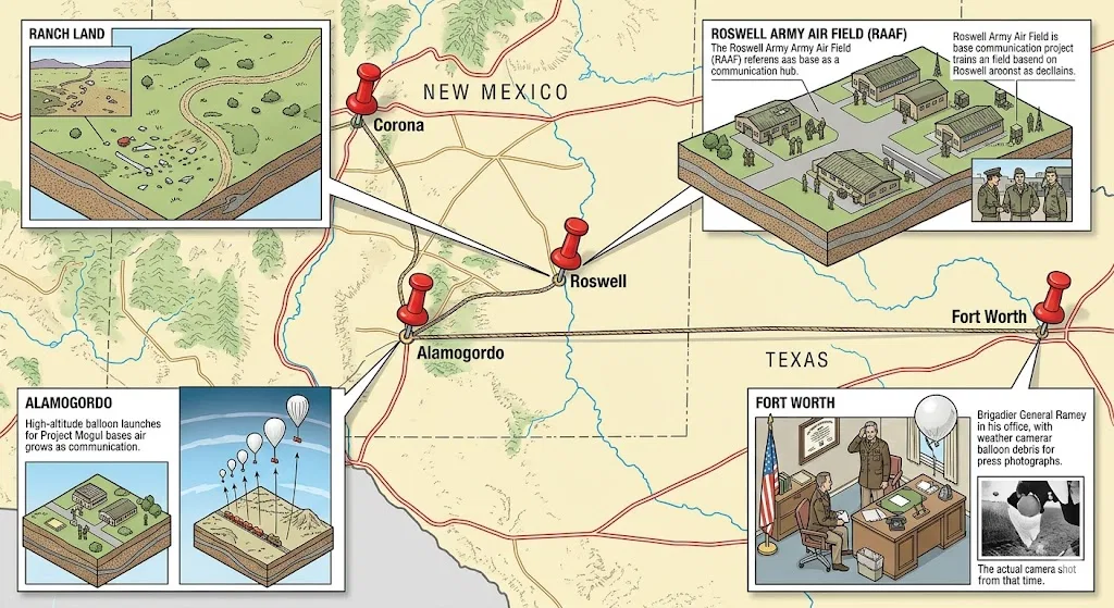 Overview image for Where Did the Roswell Story Actually Unfold?