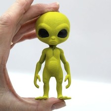 Listing image for Roswell Green Alien FIGURINE or FRIDGE MAGNET Area 51 Incident Extra-terrestrial